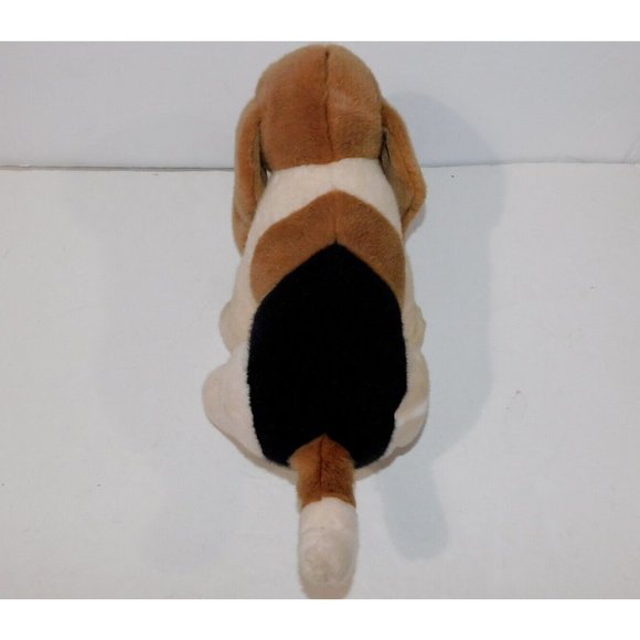 Russ Berrie Cream Brown Black Bassett Hound  Dog BIXBY 4334 Stuffed 12" Plush - Picture 4 of 8